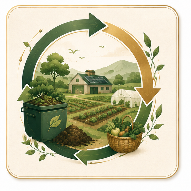 Ilustrasi HIZ BioCircular Farm