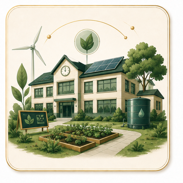 Ilustrasi Green School Development