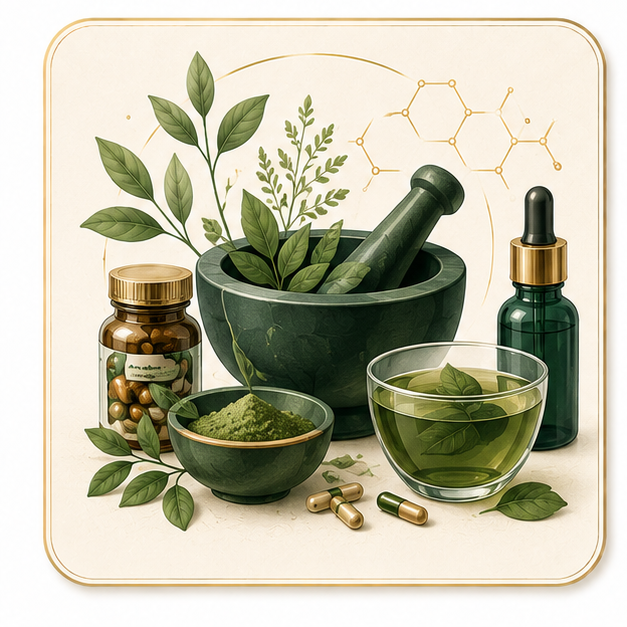 Ilustrasi Healthy Herbal Products