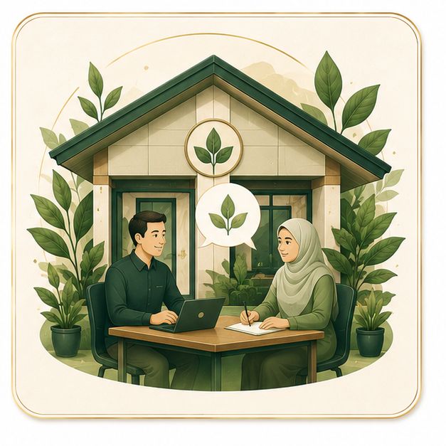 Ilustrasi Rumah Konsultasi