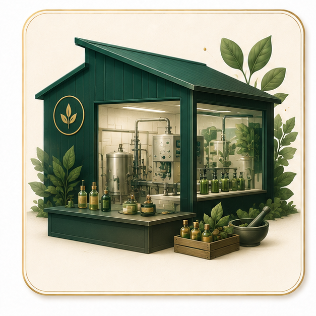 Ilustrasi Rumah Produksi