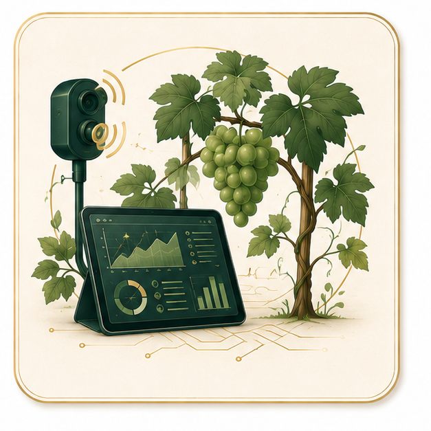 Ilustrasi Smart Grape Cultivation